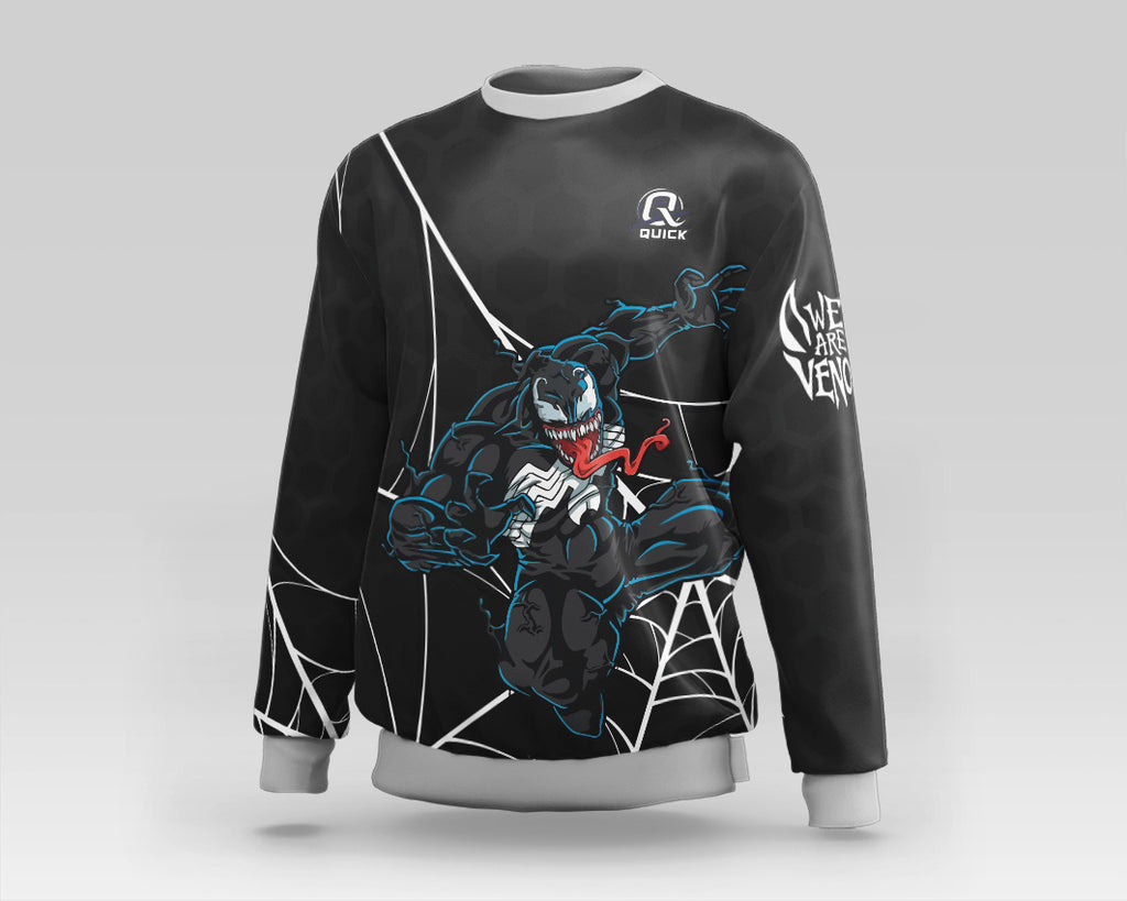 SPIDER BLACK SWEATSHIRT