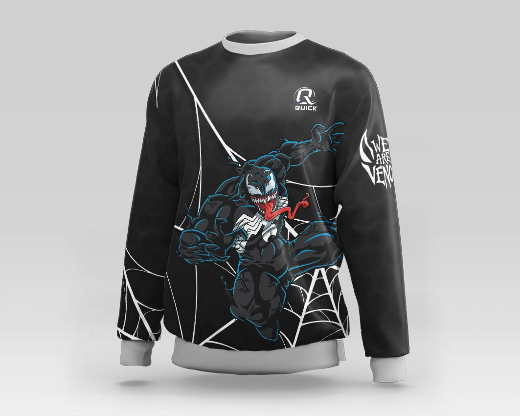 SPIDER BLACK SWEATSHIRT