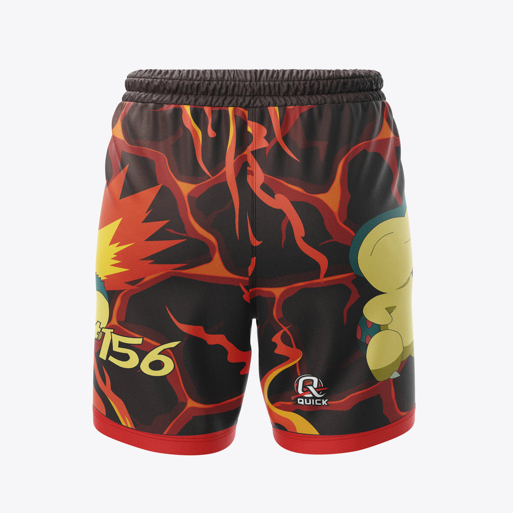 RED BRAZIER SHORT